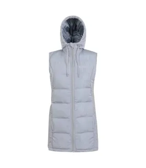 Womens/ladies saturn longline gilet grey Mountain Warehouse