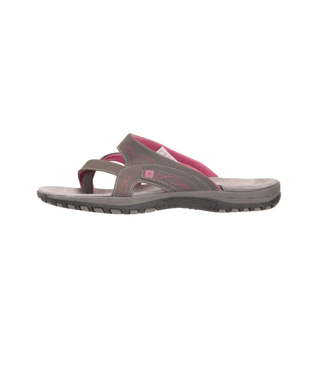 Womens/ladies shoreline flip flops grey Mountain Warehouse