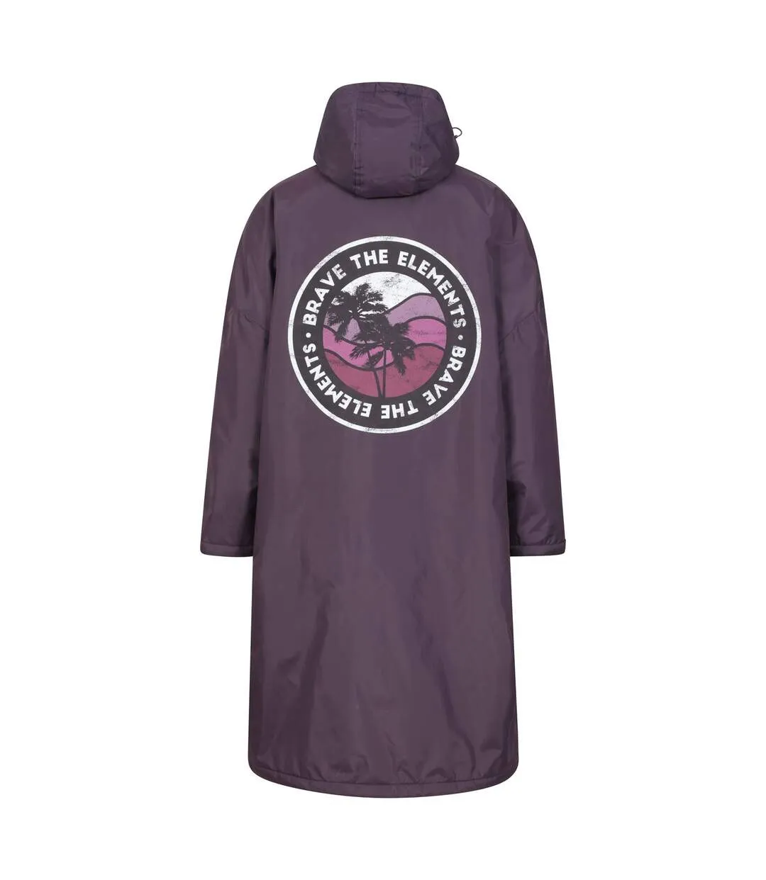 Womens/ladies tidal waterproof changing robe xl purple Mountain Warehouse