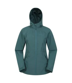 Womens/ladies vancouver ii waterproof jacket teal Mountain Warehouse