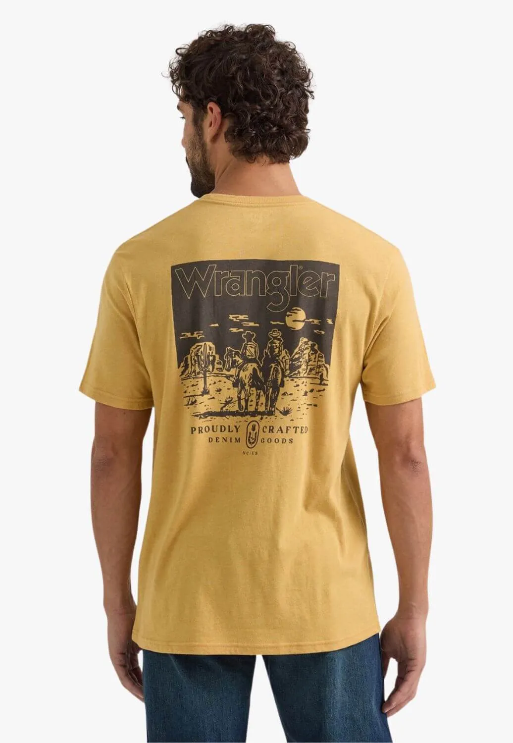 Wrangler Mens Scenic Cowboy Tee