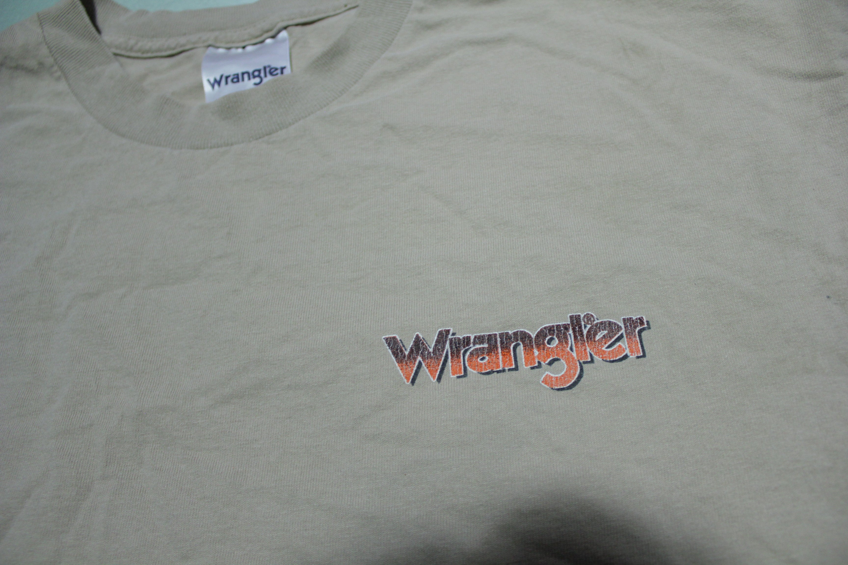 Wrangler Steer Wrestling Vintage 90's Rodeo Pro Cowboy Western T-Shirt