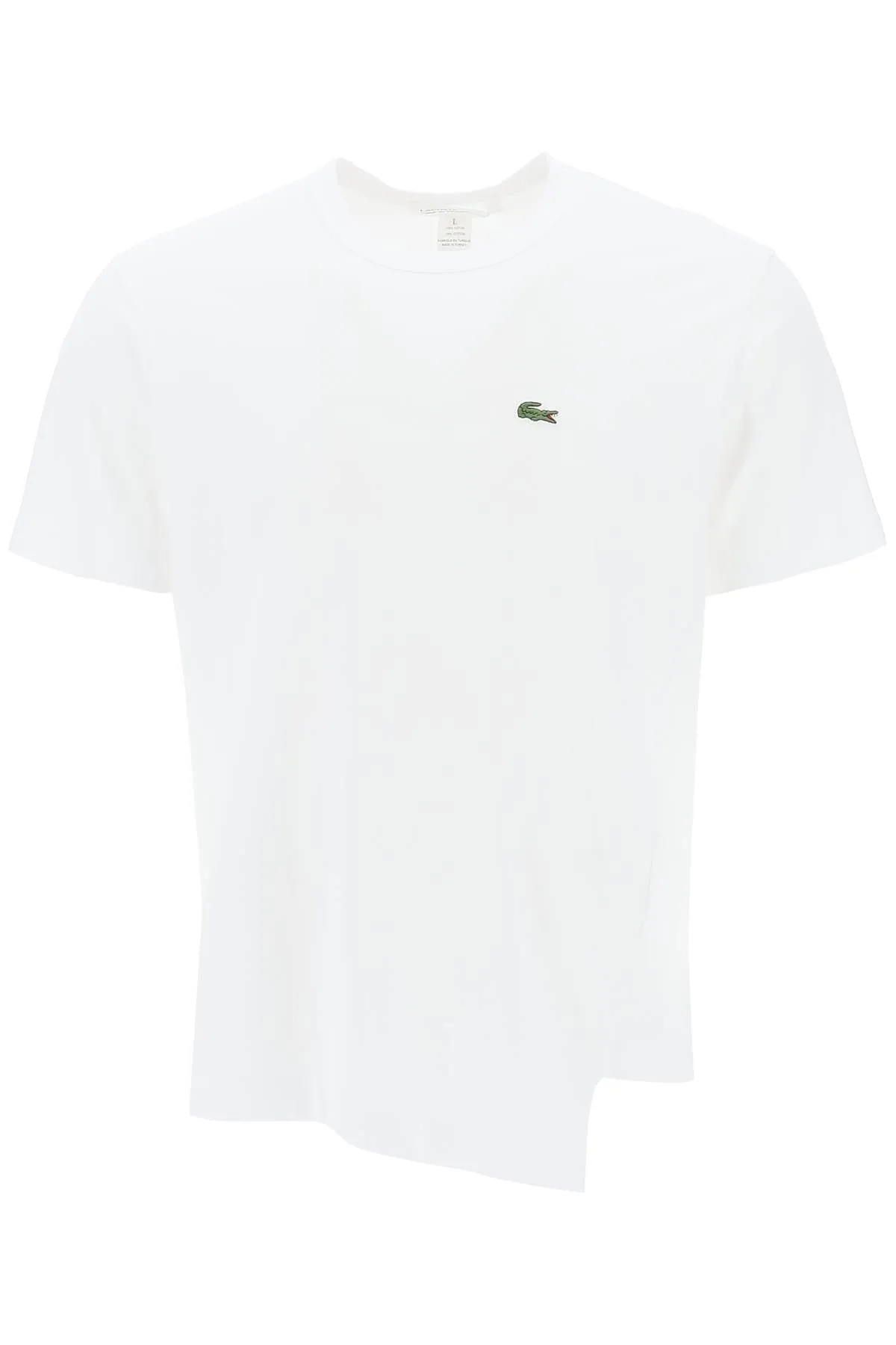 X Lacoste Asymmetrical T Shirt