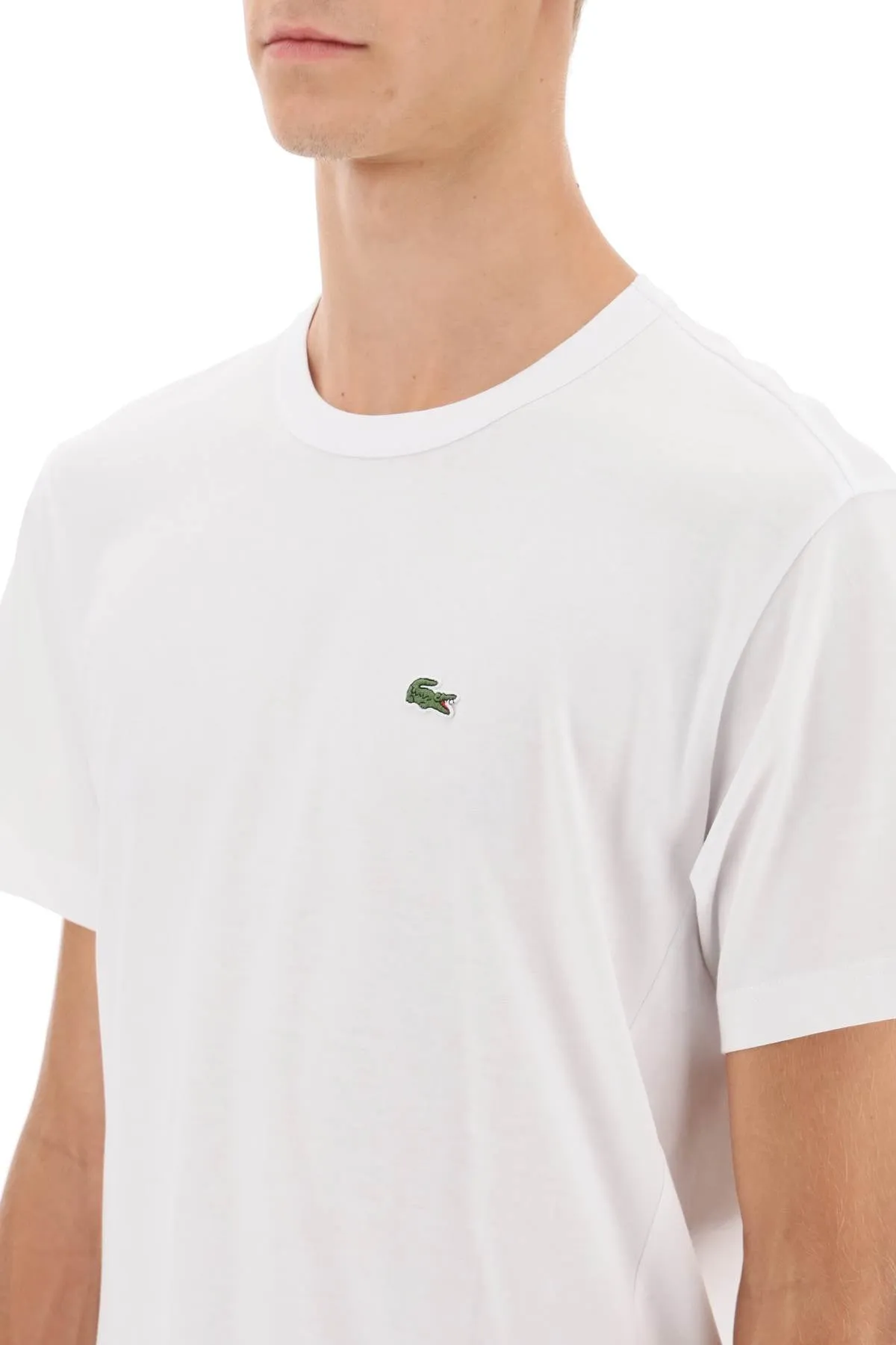 X Lacoste Asymmetrical T Shirt