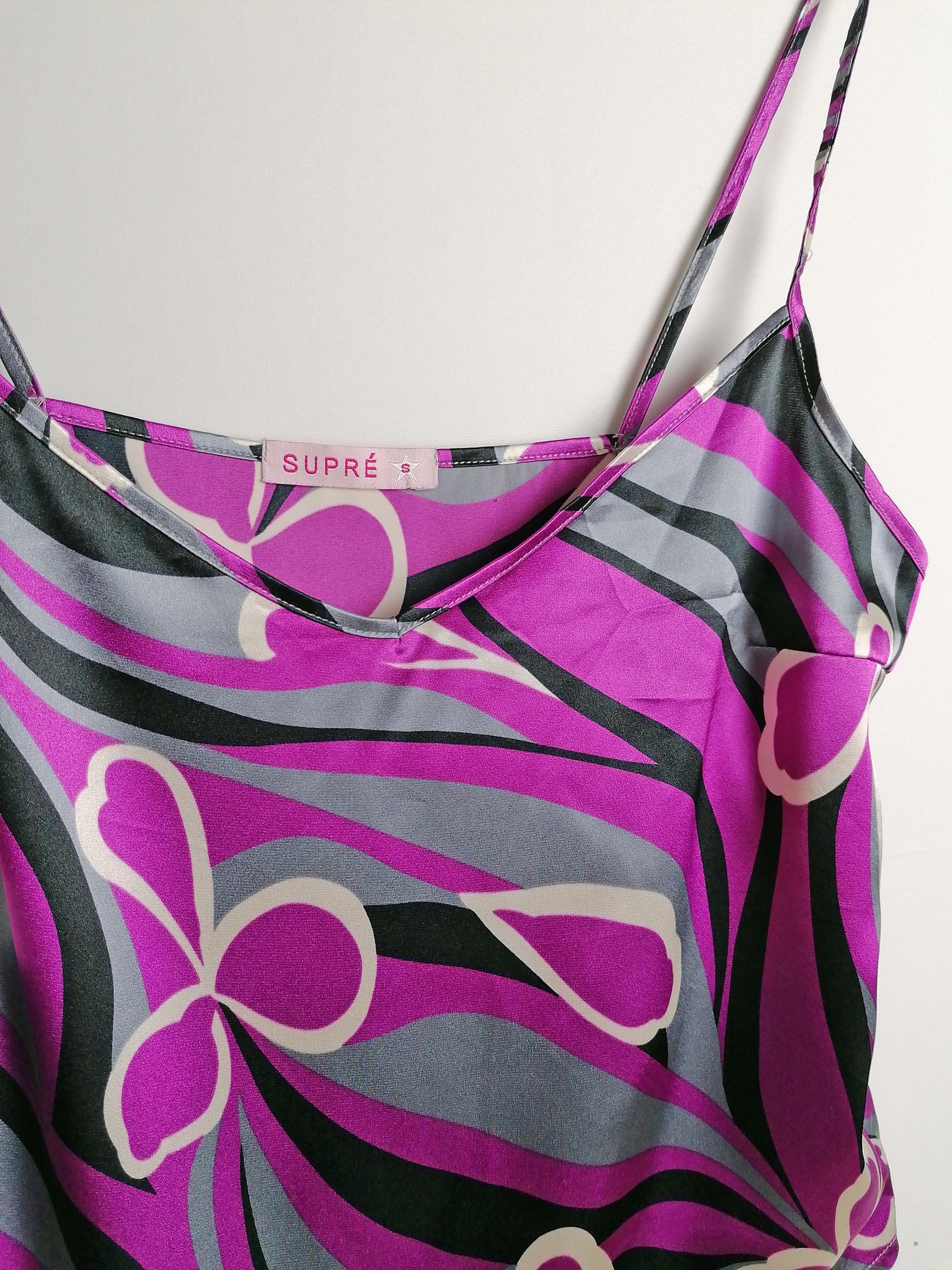 Y2K Cami Top Psychedelic - size S-M