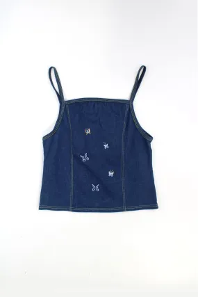 Y2K Denim Cami Top