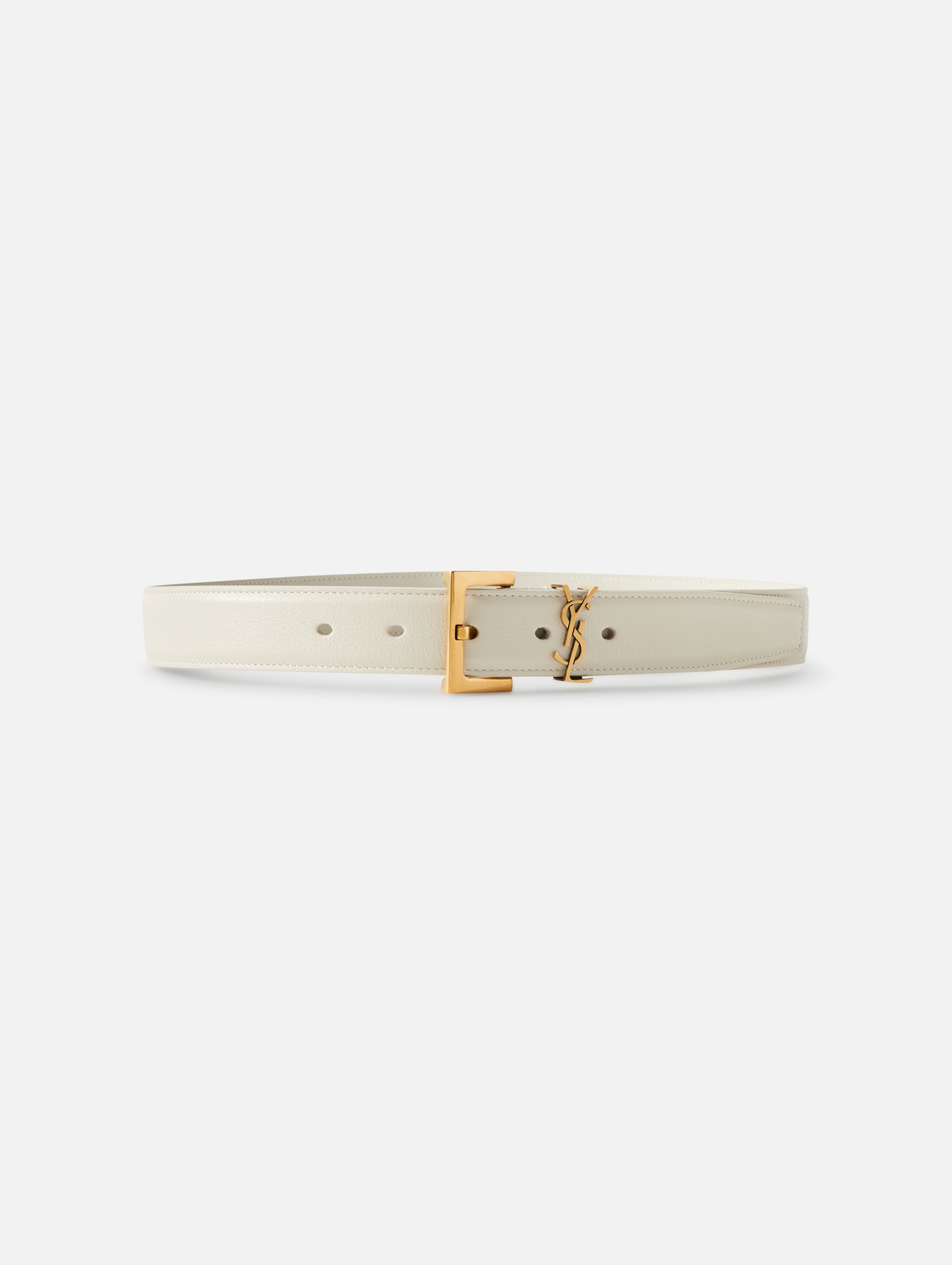 YSL 3CM Logo Belt